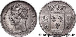1/4 franc Charles X 1827 Paris F.164/10