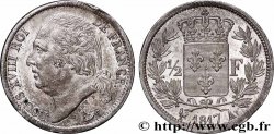 1/2 franc Louis XVIII 1817 Paris F.179/9