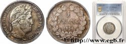 1 franc Louis-Philippe, couronne de chêne 1834 Rouen F.210/28 SPL64 PCGS