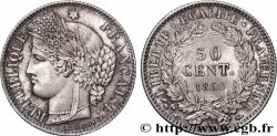 50 centimes Cérès, IIe République 1850 Paris F.184/2