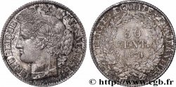 50 centimes Cérès, Troisième République 1871 Paris F.189/1