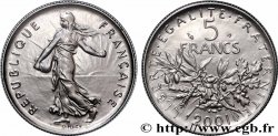 5 francs Semeuse, nickel, BU (Brillant Universel) 2001 Pessac F.341/37