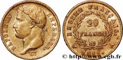 20 francs or Napoléon, tête laurée, Empire français 1811 Paris F.516/16