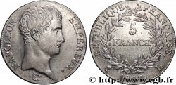 5 francs Napoléon Empereur, Calendrier grégorien 1807 Bayonne F.304/18