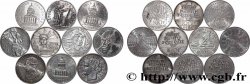 Lot de 10 pièces de 100 francs commémoratives - - F.-/