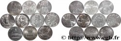 Lot de 10 pièces de 100 francs commémoratives - - F.-/
