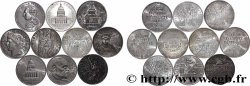 Lot de 10 pièces de 100 francs commémoratives - - F.-/