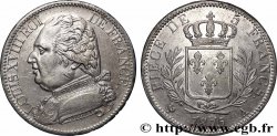 5 francs Louis XVIII, buste habillé 1815 Paris F.308/14