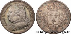 5 francs Louis XVIII, buste habillé 1814 Toulouse F.308/9