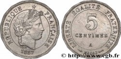 Essai de 5 centimes Merley, 16 pans 1887 Paris GEM.13 3