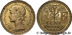 Concours de 100 francs or, essai de Guilbert en bronze-aluminium 1929 Paris GEM.286 4
