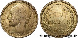 Concours de 100 francs or, essai de Morlon en bronze-aluminium 1929 Paris GEM.282 4