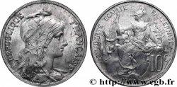 Essai de 10 centimes Daniel-Dupuis en aluminium 1908  GEM.34 10 VZ+ 