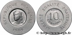 Essai de 10 centimes Rude en aluminium 1909 Paris GEM.35 5