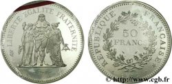 Piéfort argent de 50 francs Hercule  1975 Pessac F.427/3P