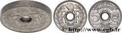 Essai-piéfort de 5 centimes Lindauer en cupro-nickel 1920 Paris GEM.19 EP