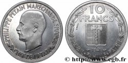 Essai de 10 francs Pétain en aluminium par Delannoy, poids très léger (2 g) 1941 Paris GEM.175 1 var.