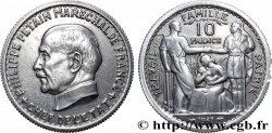 Essai de 10 francs Pétain en aluminium par Bazor/Vézien 1943 Paris GEM.179 1