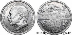 Essai-piéfort de 20 francs Pétain en aluminium par Bouchard 1941 Paris GEM.201 EP1 MS 