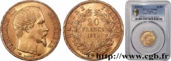 20 francs or Napoléon III, tête nue 1859 Paris F.531/15