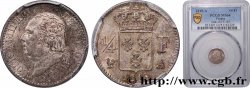 1/4 franc Louis XVIII 1818 Paris F.163/12