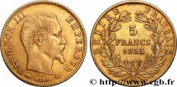 5 francs or Napoléon III, tête nue, grand module 1855 Paris F.501/1 TB+ 