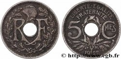 5 centimes Lindauer, petit module 1922 Paris F.122/4