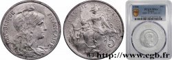 Essai de 5 centimes Daniel-Dupuis, en aluminium 1908 Paris GEM.14 18