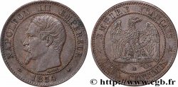 Deux centimes Napoléon III, tête nue 1854 Strasbourg F.107/11
