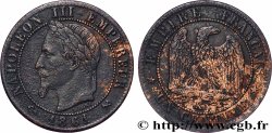 Un centime Napoléon III, tête laurée 1861 Bordeaux F.103/3