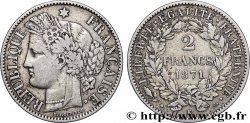 2 francs Cérès, avec légende 1871 Bordeaux F.265/7