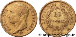 20 francs or Napoléon tête nue, type transitoire 1807 Paris F.514/1
