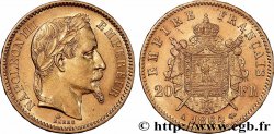 20 francs or Napoléon III, tête laurée 1864 Paris F.532/8