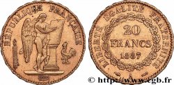 20 francs or Génie, Troisième République 1887 Paris F.533/10