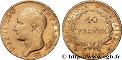 40 francs or Napoléon tête nue, Calendrier grégorien 1806 Paris F.538/1