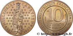 Essai de 10 francs Millénaire Capétien 1987 Pessac F.371/1