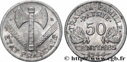 50 centimes Francisque, légère 1944 Castelsarrasin F.196/6