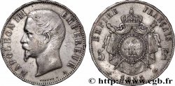 5 francs Napoléon III, tête nue 1855 Paris F.330/3