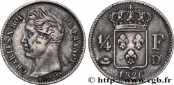 1/4 franc Charles X 1826 Lyon F.164/4