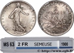2 francs Semeuse 1900  F.266/4 MS63 GENI