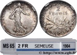 2 francs Semeuse 1904  F.266/8 FDC65 GENI