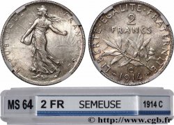 2 francs Semeuse 1914 Castelsarrasin F.266/16