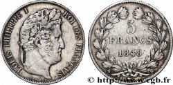 5 francs IIIe type Domard 1848 Strasbourg F.325/18