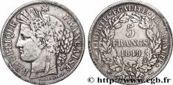 5 francs Cérès, IIe République 1849 Paris F.327/1