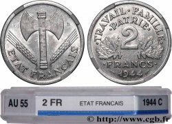 2 francs Francisque 1944 Castelsarrasin F.270/6