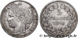 5 francs Cérès, sans légende 1870 Paris F.332/1