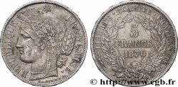 5 francs Cérès, avec légende 1870 Paris F.333/1