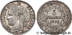 5 francs Cérès, avec légende 1870 Paris F.333/1