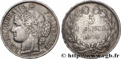 5 francs Cérès, sans légende 1870 Bordeaux F.332/2