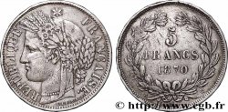 5 francs Cérès, sans légende 1870 Bordeaux F.332/3